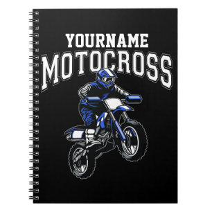Carnet Course Motocross Dirt Bike Rider personnalisée 