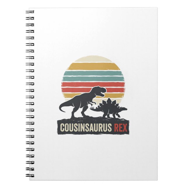 Carnet Cousinsaurus Rex Funny Dinosaur Vintage Shirt Desi (Devant)