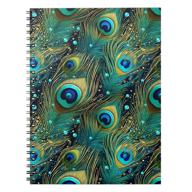 Carnet Coussin de jet Peacock Passion (Devant)