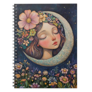 Carnet Couvercle et lune de croissant