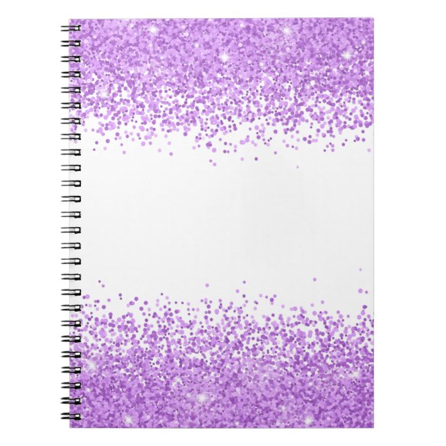 Carnet Couverture d'air pour iPad Parties scintillant vio (Devant)