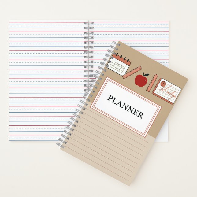 Carnet Couverture pastel minimale (À l'intérieur)