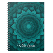 Couverture Turquoise Mandala iPhone personnalisée 