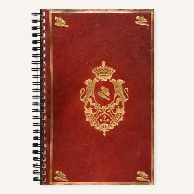 Carnet Couverture vintage "bureau de Noël" 1768 (Recto)