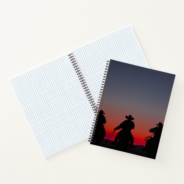 Carnet cowboy au coucher du soleil (Intérieur)