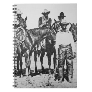 Carnet Cowboys noirs chez Bonham, le Texas, c.1890 (photo