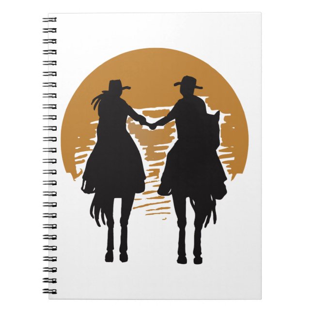 Carnet Cowgirl et Cowboy (Devant)