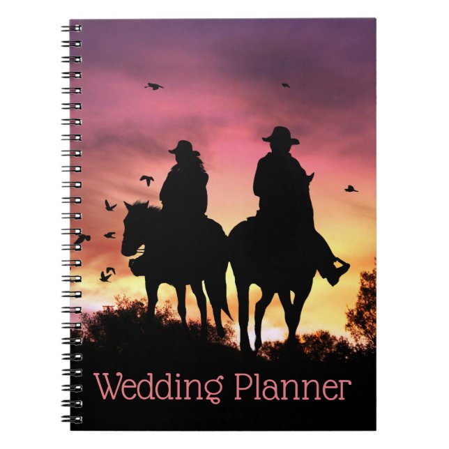 Carnet Cowgirl et Cowboy Wedding planner (Devant)