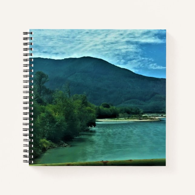 Carnet Cowlitz River, Randle, Washington (Devant)