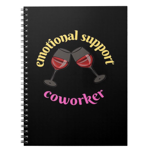 Carnet Coworker d'aide émotionnelle - Classique précieux (Devant)