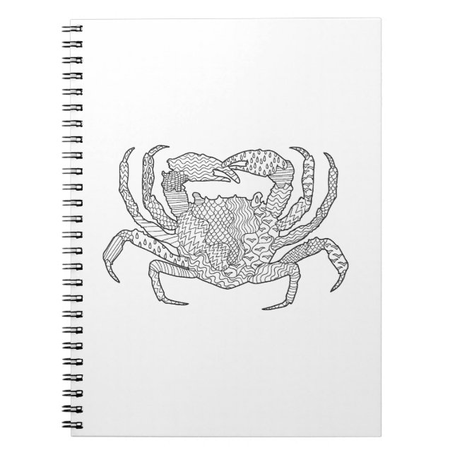 Carnet Crabe de Zendoodle (Devant)