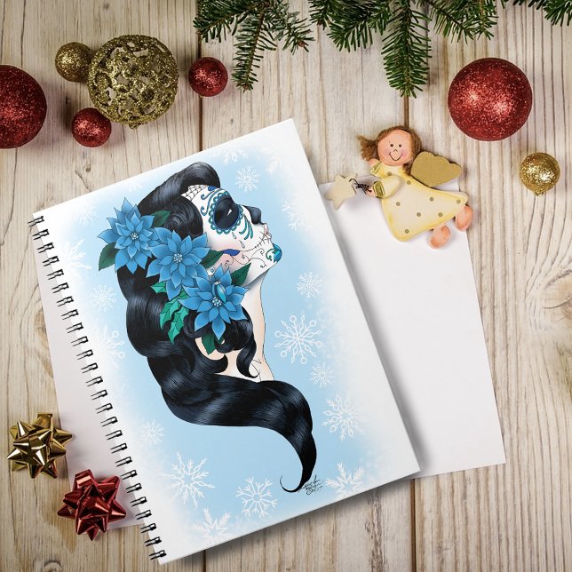 Carnet Crâne à sucre d'hiver (Créateur téléchargé)