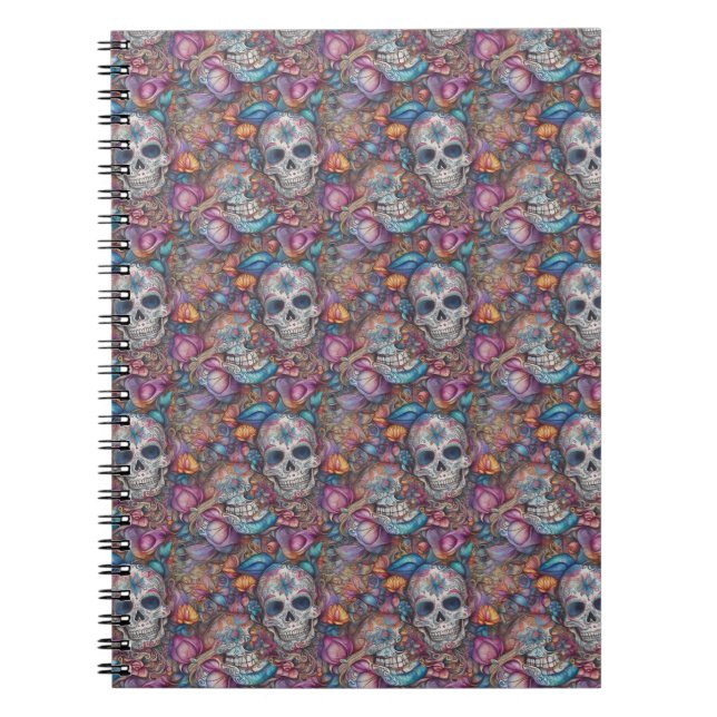 Carnet Crâne à sucre - Jour de la vague morte (Devant)