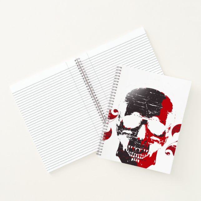 Carnet crâne cool | Vibin’ Journal esthétique pour (Intérieur)