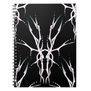 Carnet Crâne de Cerf Dessin Tribal pour les chasseurs de 