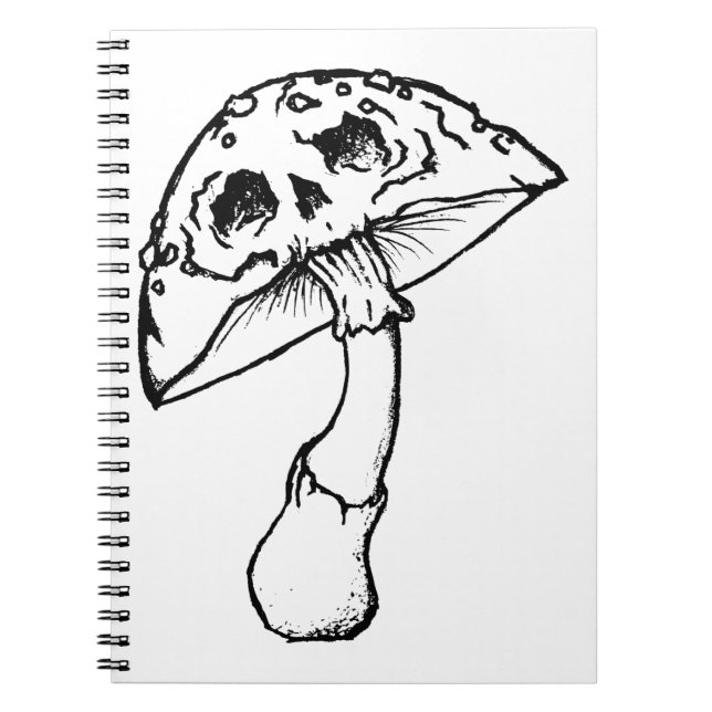 Carnet crâne de champignon (Devant)
