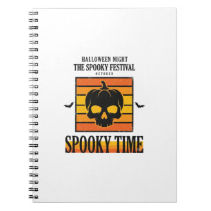 Carnet Crâne d'Halloween Drôle Épouvantable Citation Vint