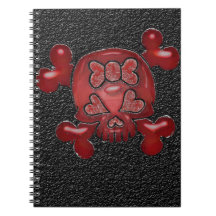 Crâne et composition urbaine en os croisés