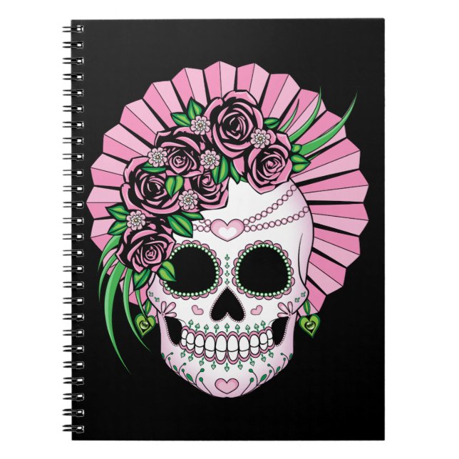 Carnet Crâne Lady Sugar (Devant)