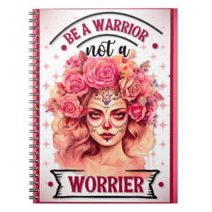 Carnet Crâne rose et joli sucre