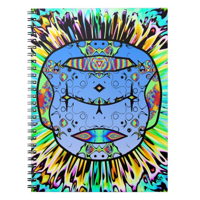 Carnet Crâne tatoué coloré v0 (Devant)