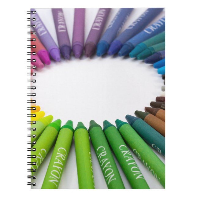 Carnet Crayons colorés de craie (Devant)