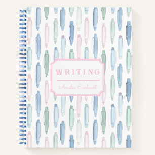 Carnet Crayons pastel