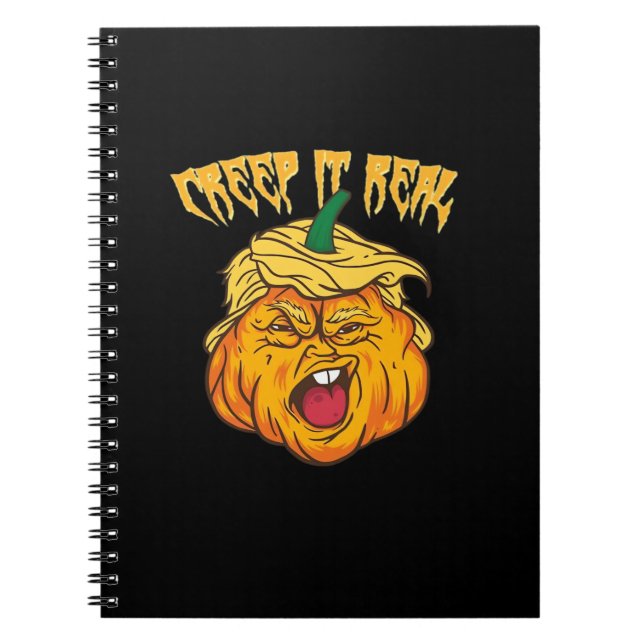 Carnet Crazy Halloween Citrouille Trumpkin costume (Devant)