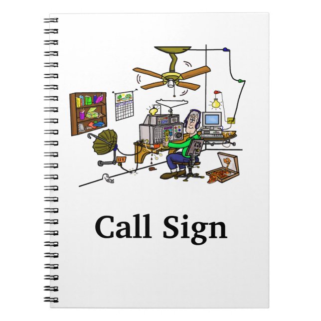 Carnet Crazy Home Brew Ham Radio Shack Note Book (Devant)