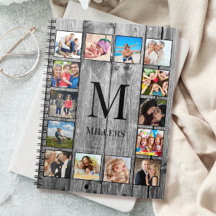 Carnet Create Your Custom Photo Collage Rustic Farmhouse