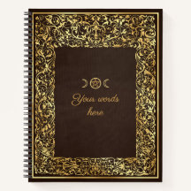 Create Your Own Dark Brown Giided Filigree