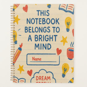 Carnet créatif Doodle - Bright Mind Journal avec