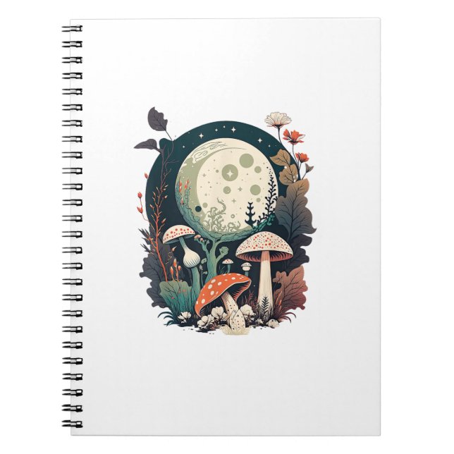 Carnet Création de champignons Aesthetic Goblincore et Co (Devant)