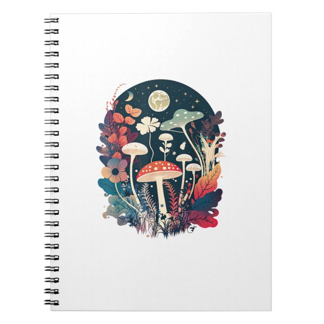 Carnet Création de champignons Aesthetic Goblincore et Co (Devant)