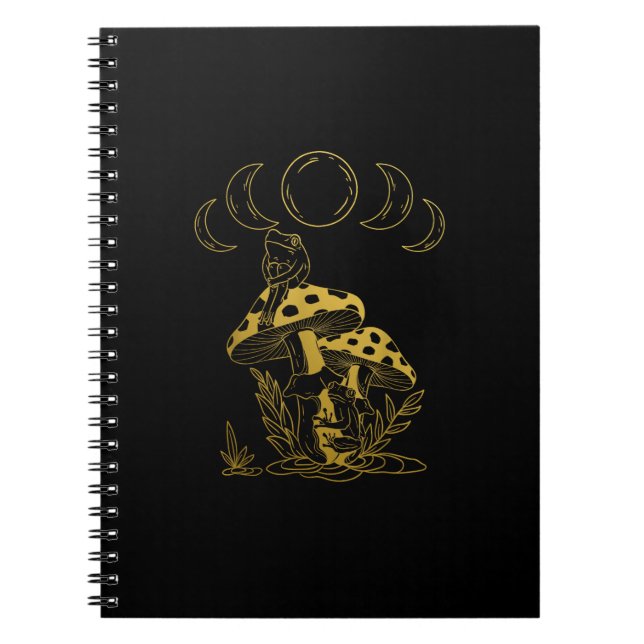 Carnet Création de champignons Aesthetic Goblincore et Co (Devant)