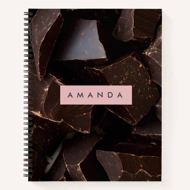 Carnet Création de Chocolat Riche Personnalisée (Devant)