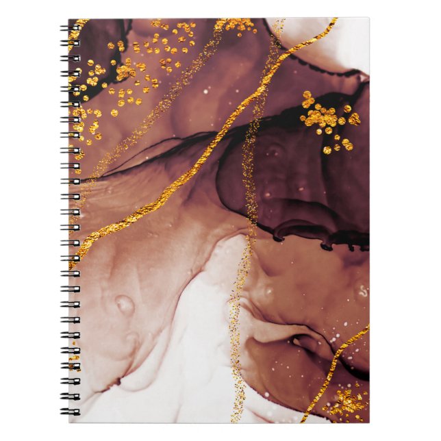 Carnet Créativité unique. Art&Or. Inspiré par le ciel.  (Devant)