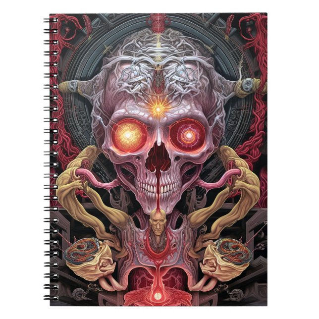 Carnet Créature Alien Surreal Horror Art (Devant)