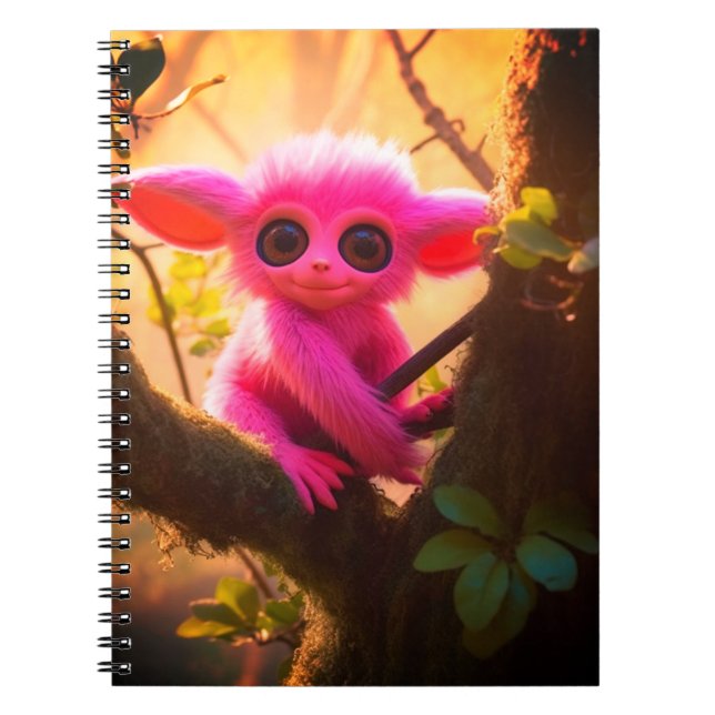 Carnet Créature rose (Devant)