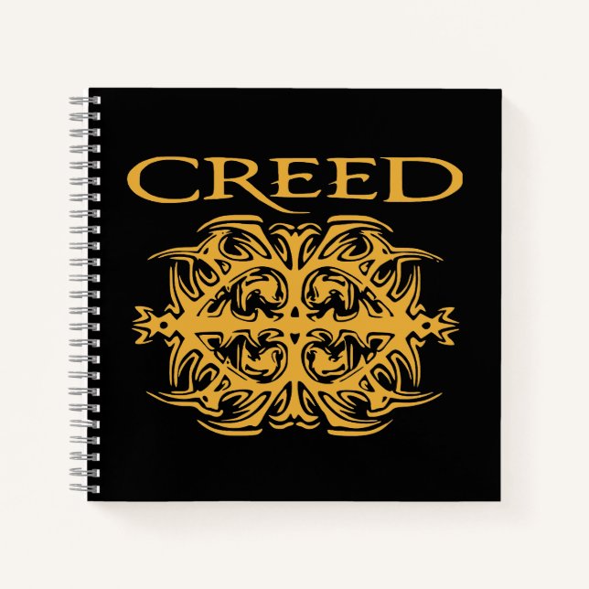 Carnet Creed Rock Band (Devant)