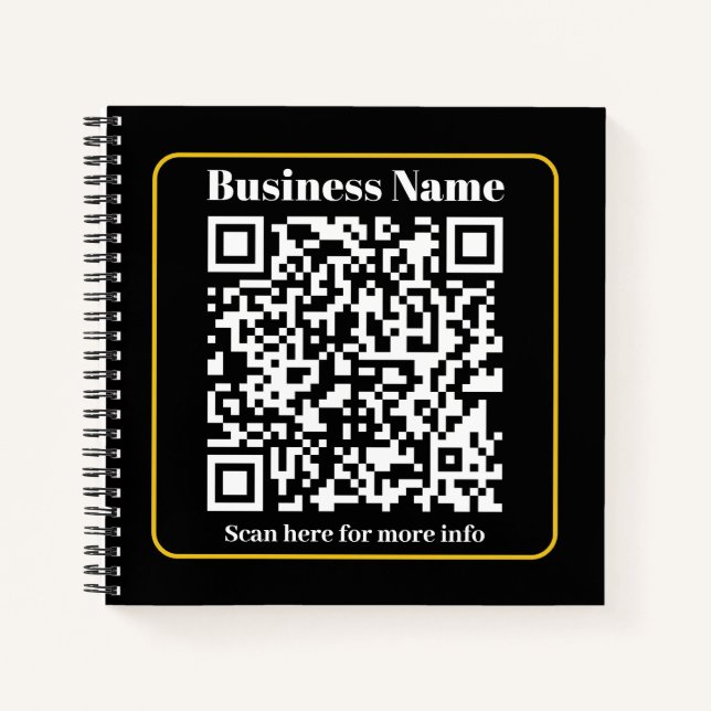 Carnet Créer un code QR d'entreprise scannable instantané (Devant)