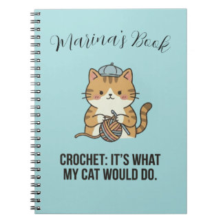 Carnet Créer votre propre chat roux adorable au crochet