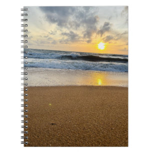 Carnet Créer votre propre photo Soleil de plage simple