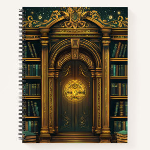 Carnet Créez Votre Propre Bibliothèque Secrète Enchantée 