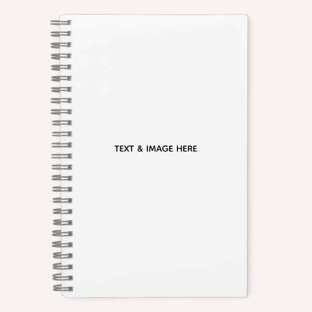Carnet Créez votre propre blanc (Recto)