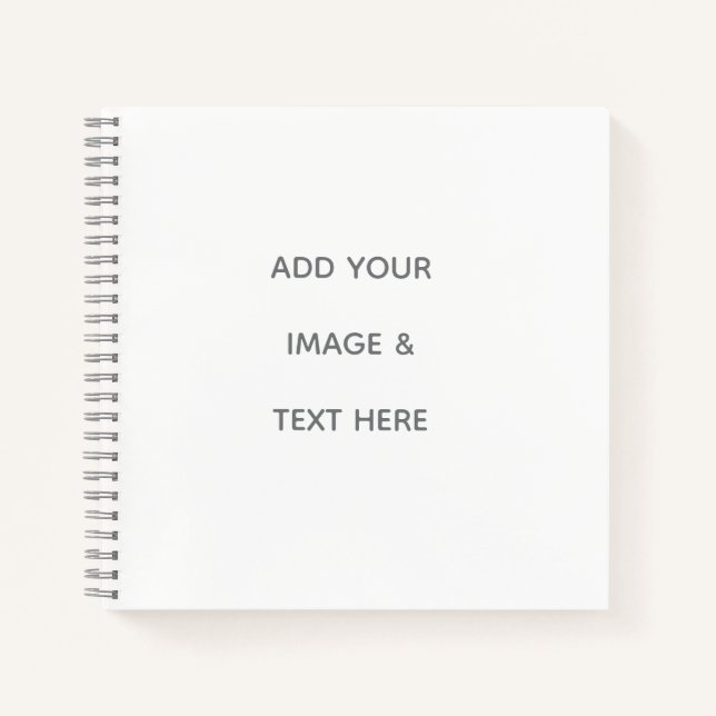 Carnet Créez votre propre blanc  (Devant)