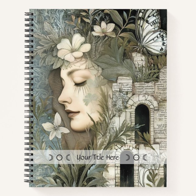 Carnet Créez votre propre botanique de sorcière mystique  (Devant)