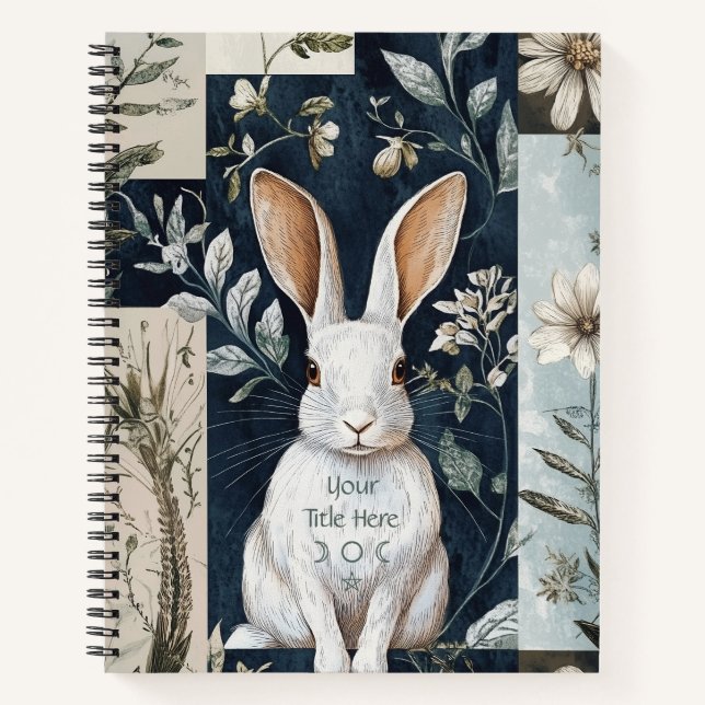 Carnet Créez votre propre botanique White Rabbit (Devant)