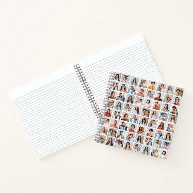 Carnet Créez votre propre collage de 64 photos (Intérieur)