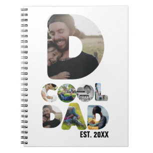 Carnet Créez votre propre cool papa 7 lettre photo pour l